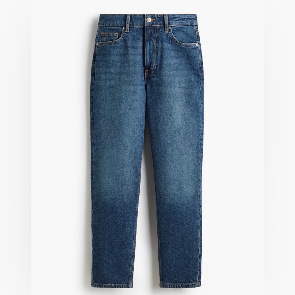 H&M Slim-Fit Mom High Ankle Jeans